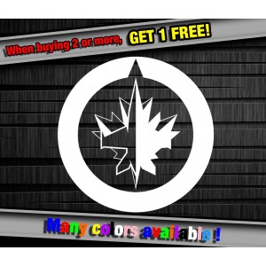 NHL LNH Winnipeg Jets Sport Funny Vinyl Sticker Decal Graphic Car Truck Wall   132488815374